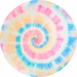 Painel Redondo Tie Dye (Sem Emenda)