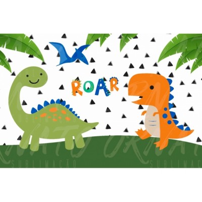 Painel Retangular Dino Baby