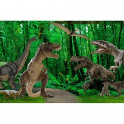 Painel Retangular Dinossauro