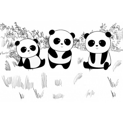 Painel Retangular Panda