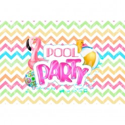 Painel Retangular Pool Party